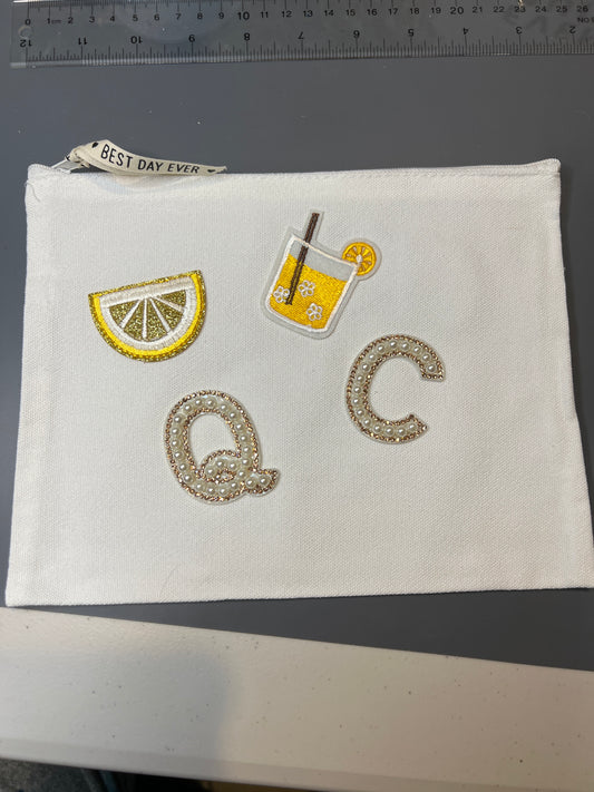 Canvas pouch - Lemon