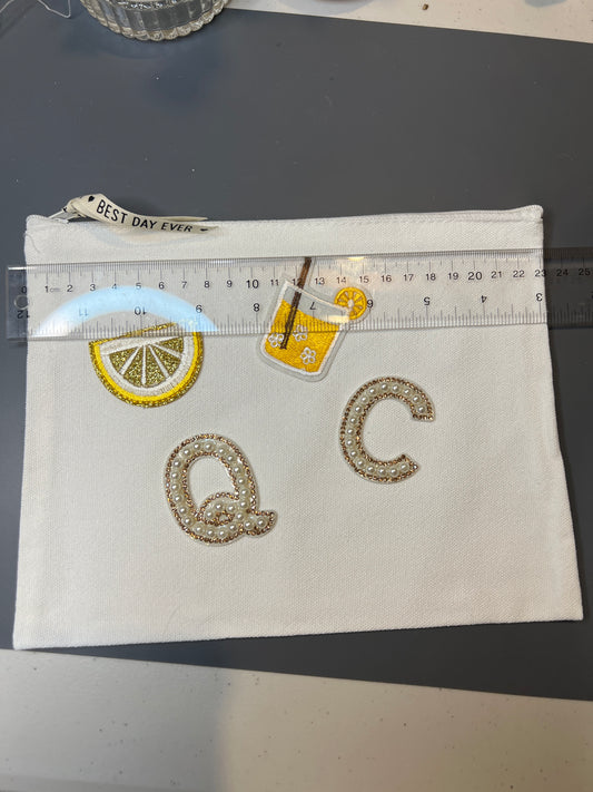 Canvas pouch - Lemon